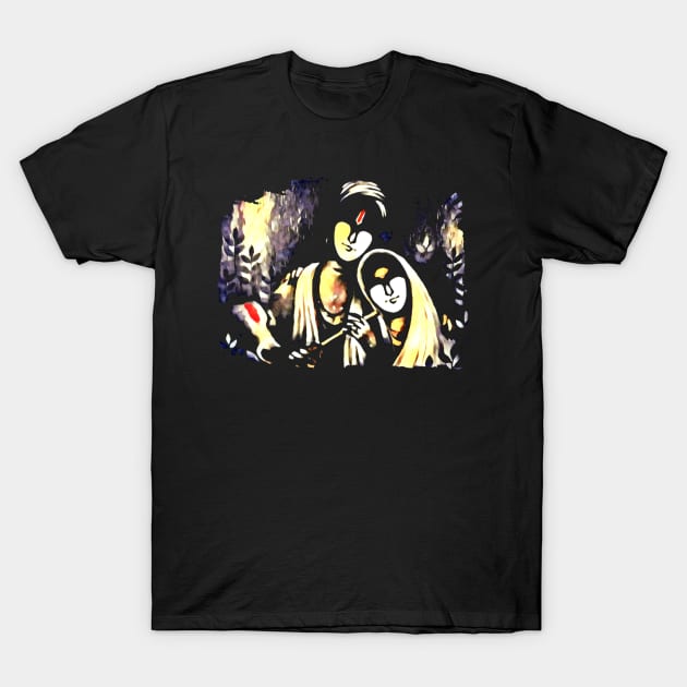 Radha Krishna T-Shirt by Temple of Being